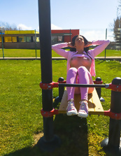 Milf Outdoor Tease Pics With Natural Tits