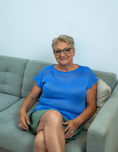 Mature Kitchen Tease Photos With